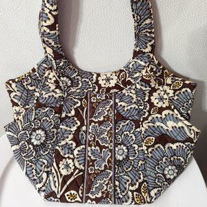 Vera Bradley quilted floral shoulder purse